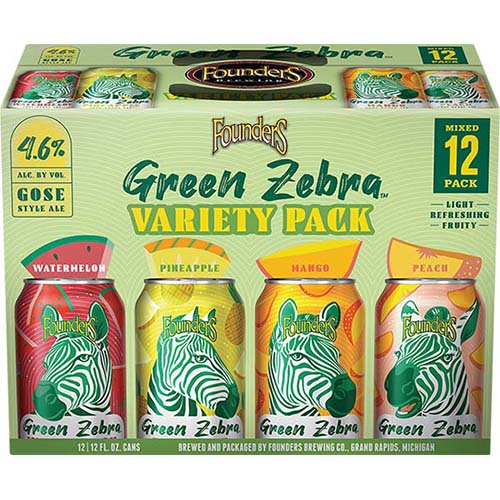 Founders Variety Green Zebra 12pk Cn