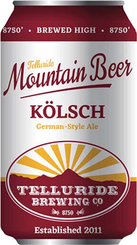 Telluride Mountain Beer Kolsch Cans