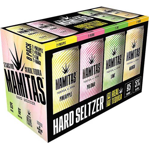 Mamitas Cocktail Variety Seltzer 8pk C 12oz