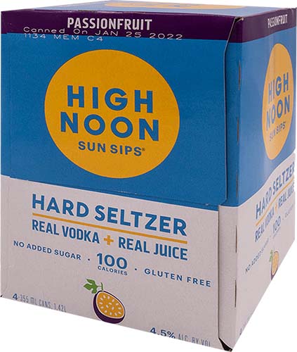 High Noon Tequila Passionfruit 4pk