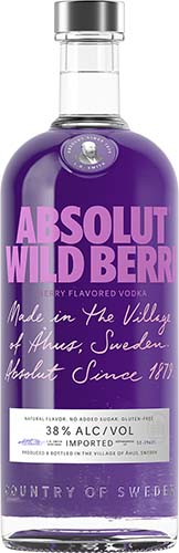 Absolut Wild Berri Flavored Vodka