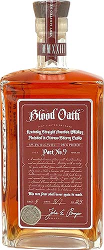 Blood Oath Bourbon Pact 9