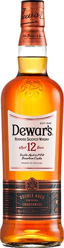 Dewar's 12 Year Old Blended Scotch Whiskey