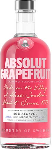 Absolut Grapefruit Flavored Vodka