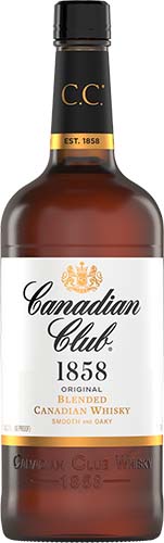 Canadian Club Blended Whiskey 1ltr
