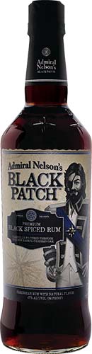 Adm Nelson Blk Patch Rum