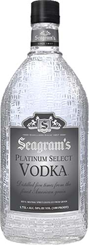 Seagrams Vodka 100 Platinum