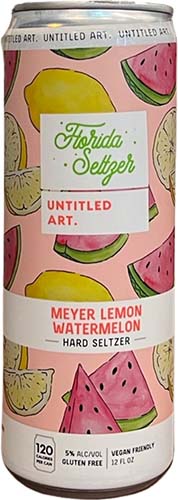 Untitled Art Meyer Lemon Watermelon Seltzer 6pk Cans