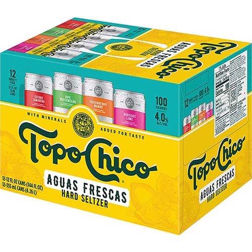 Topo Chico Aguas Frescas Variety 12pk Can