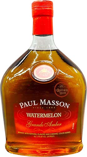 Paul Masson Brandy Grand Amber Watermelon 750ml Bottle