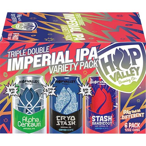 Hop Valley Triple Double Variety Pack