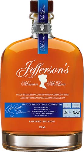 Jefferson's Marian Mclain Bourbon