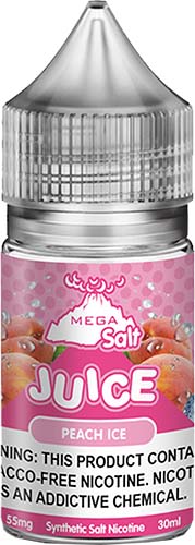 Mega Salt Juice Peach Ice