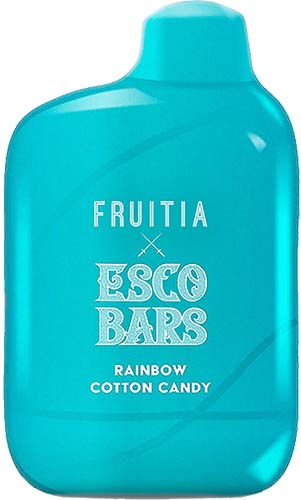 Esco Bar Fruitia 6000 Rainbow Cotton Candy