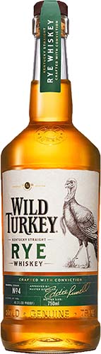 Wild Turkey 81 Proof Rye 750 Ml