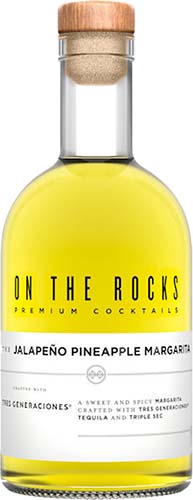 On The Rocks Tres Gen Jalapeno Pineapple Margarita 750ml Bottle