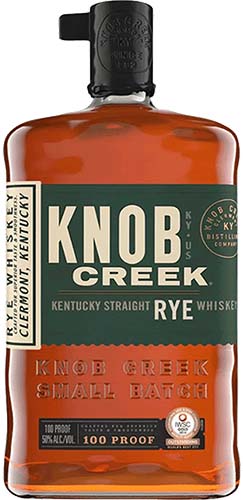 Knob Creek Bourbon Rye 100pf 750ml Bottle