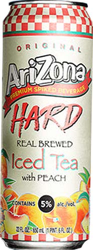 Arizona Hard Peach Tea 2/12 Can