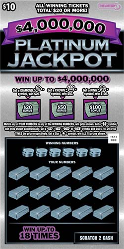 $4,000,000 Platinum Jackpot