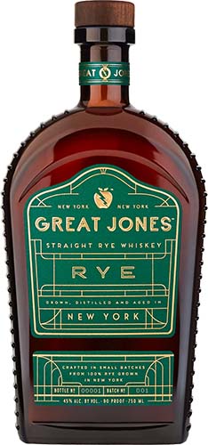 Great Jones New York Straight Rye Whiskey