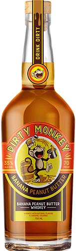 Dirty Monkey Banana Peanut Butter Whiskey