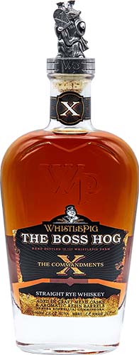 Whistlepig Boss Hog X Commandmrnts