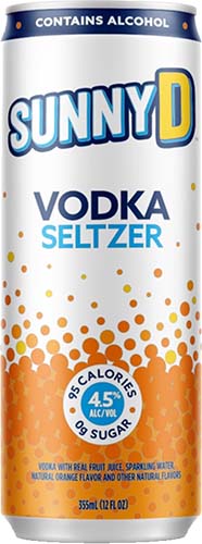 Sunny D Vodka Seltzer Sampler 8pk Can