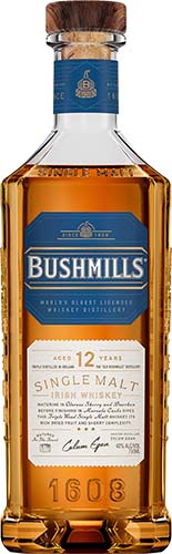Bushmills 12 Year Old Single Malt Irish Whisky