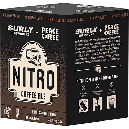 Surly Brewing Nitro Coffee Ale 4 Pk Cans