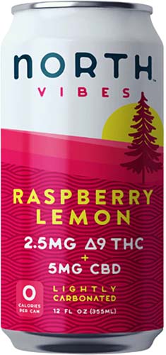 North Canna 5mg Thc & 10mg Cbd Raspberry Lemon