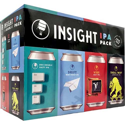 Insight Brewing Ipa Mix 12 Pk Cans