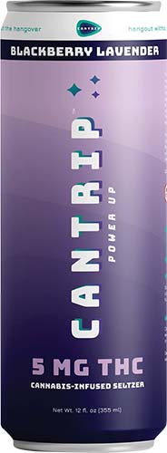 Cantrip Hemp-infused Seltzer Blackberry Lavender