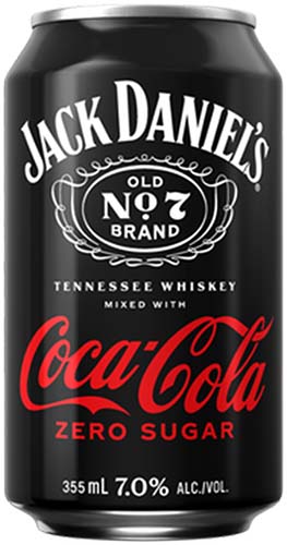 Jack Daniels Cocktail Coke Zero Sugar 4c