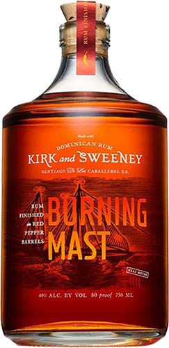 Kirk And Sweeney Burning Mast Rum 750ml