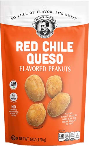 Pear's Snacks Red Queso Nuts 6oz