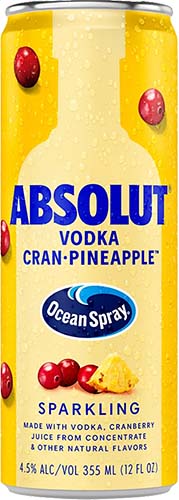 Absolut Cocktails Cran Pine Ocean Spray