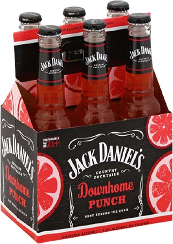 Jack Daniels Dwnhme Punch 6 Pk