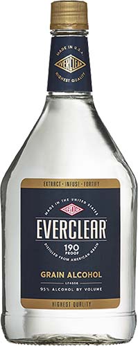 Everclear 190 (proof) Vodka Grain Alcohol