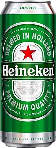 Heineken Lager Beer Can 24oz