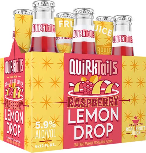Quirktail Rasp Lemon Drop 6pk