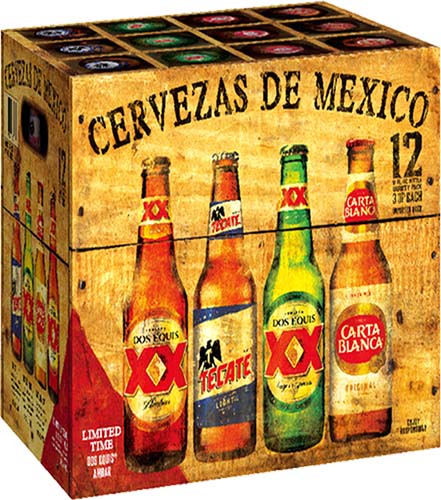 Beers Of Mexico     Fiesta Pk 12/12 Beer    12 Pk