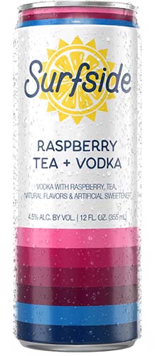 Surfside Rasp Tea 4pk Ga12oz Can