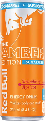 Red Bull Sugafree Amber Strawberry Apricot