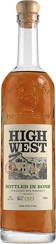 High West Bottled In Bond Rye Whiskey