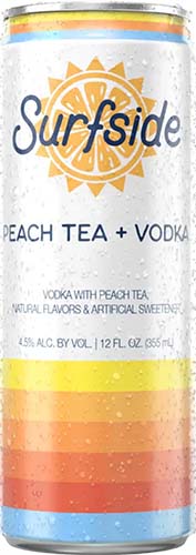 Surfside Peach Tea + Vodka 12oz Can