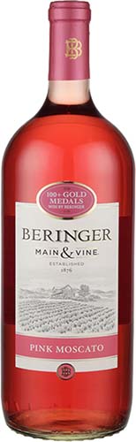 Beringer Main & Vine Pink Moscato 1.5l