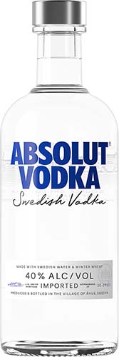 Absolut                        80 Proof  *