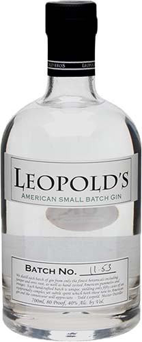 Leopold Bros Gin 750ml