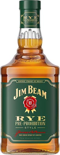 Jim Beam Rye Whiskey .750l