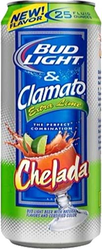 Bud Light Chelada Extra Lime Made With Clamato Beer Can